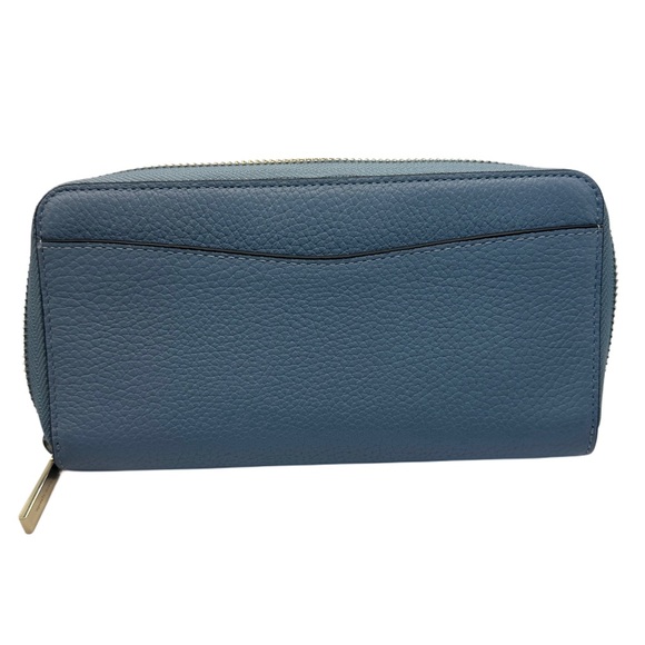 Kate Spade Wallet. Pebbled Leather. Dusty Blue - Picture 3 of 5